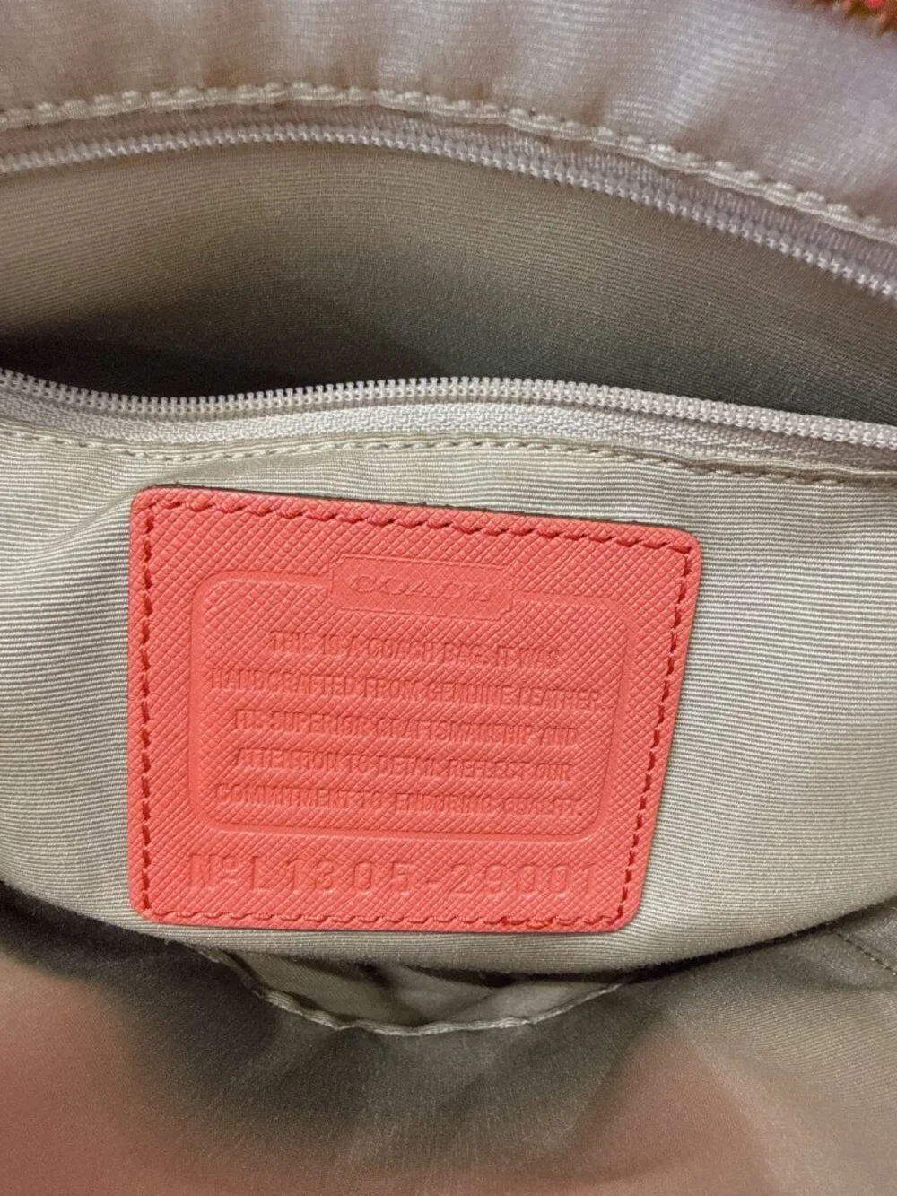 EUC Coach Madison Saffiano Leather Mini Tote Bag